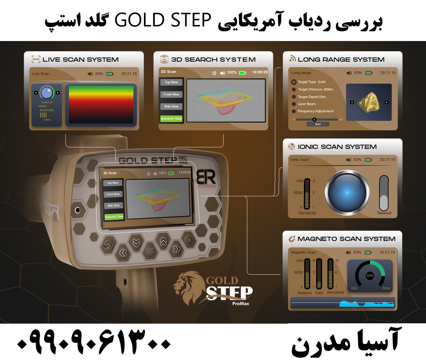 بررسی ردیاب آمریکایی GOLD STEP گلد استپ09909061300