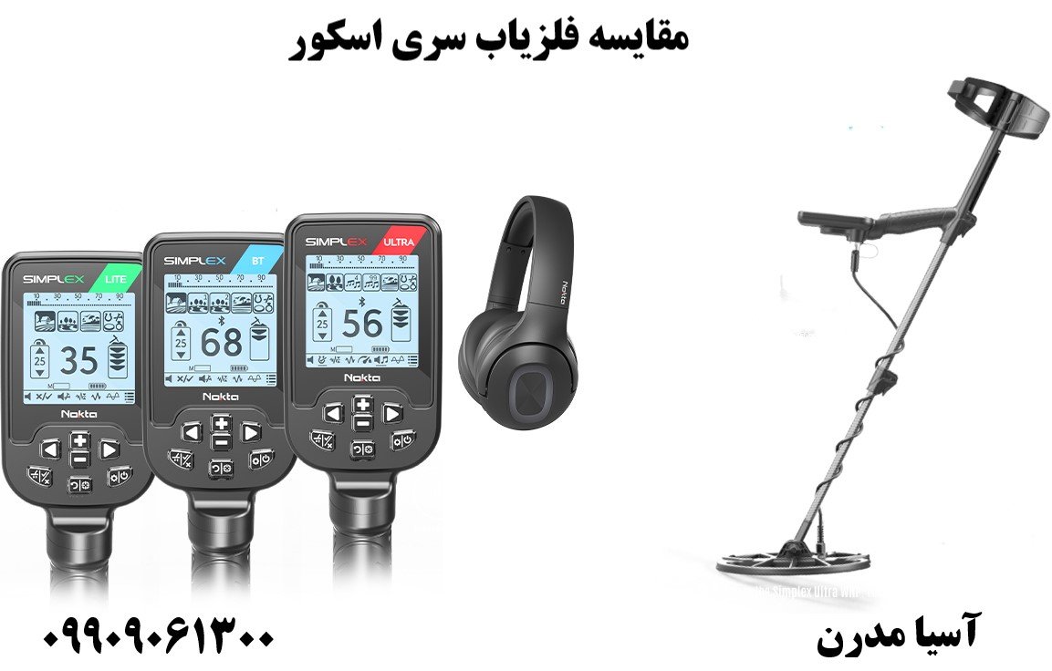 مقایسه فلزیاب سری اسکور09909061300